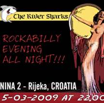 Rockabilly večer na Nini 2 uz The River Sharks